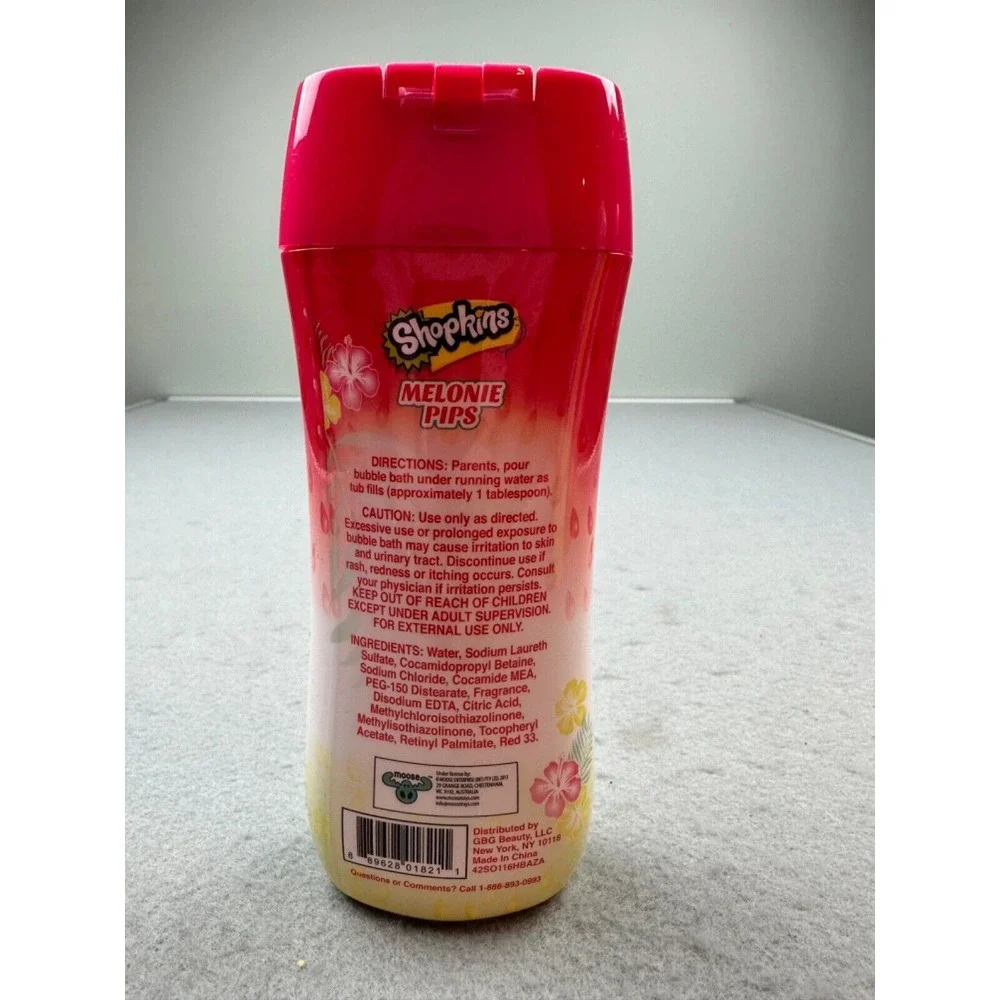 Shopkins‎ Melonie Pips Watermelon Scented Bubble Bath 8oz